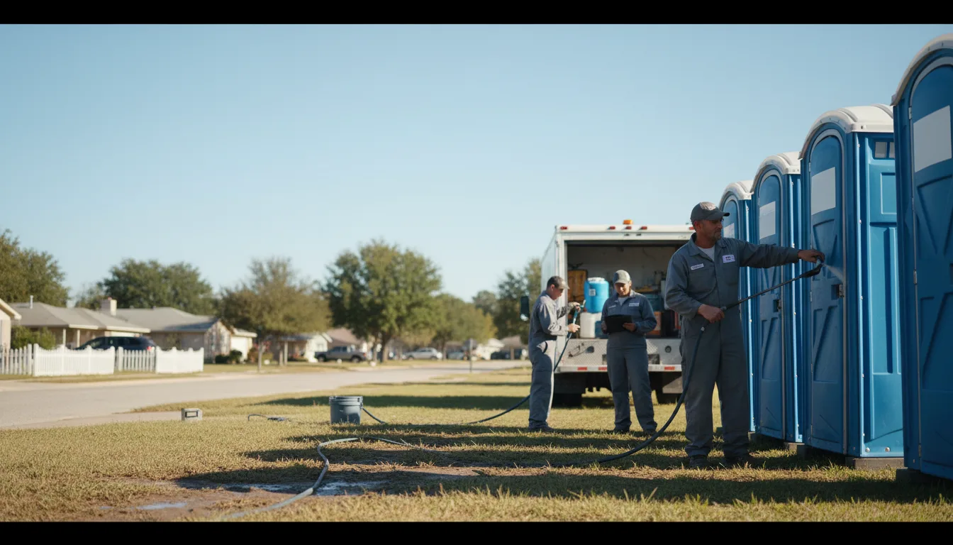Long-Term Portable Toilet Rental in Irving, TX near me